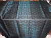 Spun Brocade Fabric Black & Metallic Blue colour 44" wide BRO303[3]
