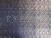 Pure SILK BROCADE FABRIC Blue,Red & Light Gold colour 44" wide BRO233[3]