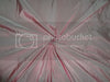 100% Pure SILK TAFFETA FABRIC Iridescent Pink x Ivory color 54&quot; wide  by they yard