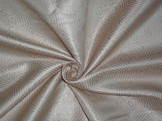 Silk Brocade fabric Cream &amp; Metallic Gold BRO243[5] 1 YD  0.75 YDS 2 LENGTHS