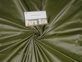 Silk Taffeta fabric~Light Military Green Color~TAF204[1] 54&quot; wide