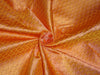 Spun Silk Brocade fabric Pale Orange Color 44" WIDE BRO259[5]