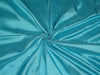 100% PURE SILK DUPION FABRIC TIFFANY BLUE colour 54&quot; wide