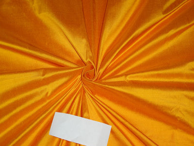 100% PURE SILK DUPION FABRIC MANDARIN ORANGE colour 54"wide DUP218[2]