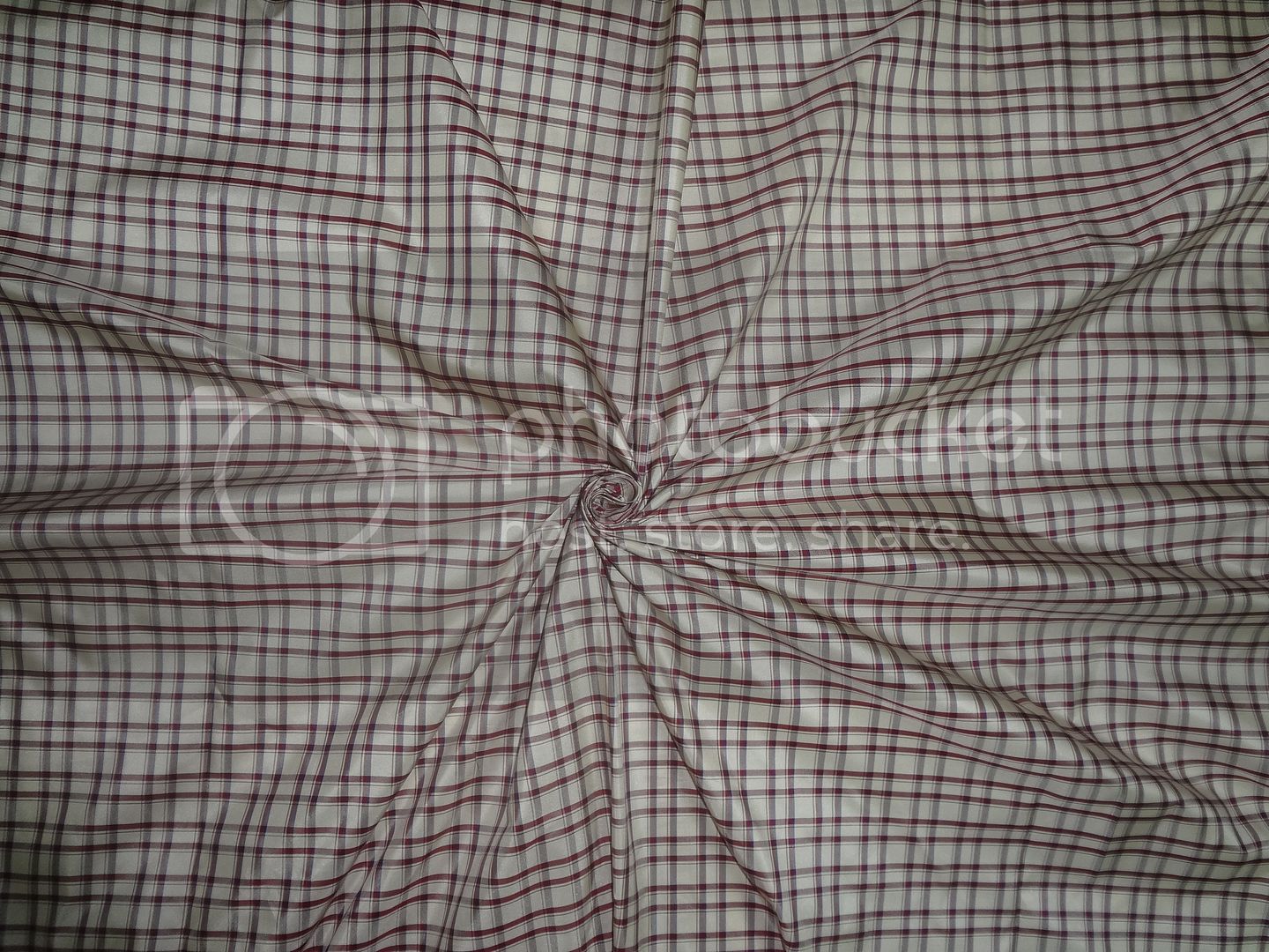 Multicolor Silk Taffeta Plaids & Stripes 067 Fabric main image 1