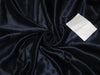 100% PURE SILK SATIN FABRIC 110 GRAMS NAVY BLUE COLOR 44&quot;wide