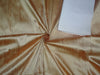 100% pure silk dupioni fabric gold x brown colour 54&quot; wide with slubs