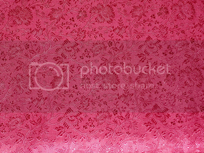 SILK BROCADE FABRIC Pink 44&quot;