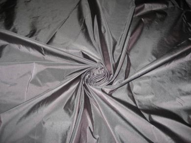 SILK TAFFETA FABRIC ~Dark Grey colour 54&quot; wide