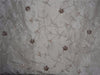 100% silk dupioni embroidery fawn color 54&quot; wide DUPE21[3]