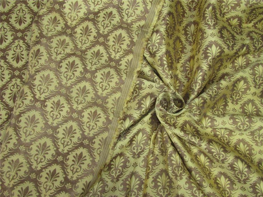 Brocade fabric gold x metallic gold color 44&quot;wide