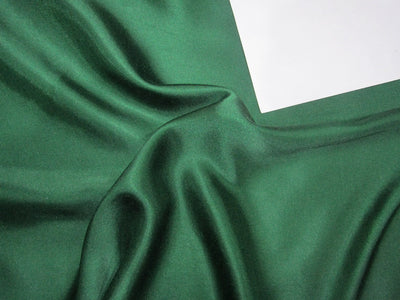 Emerald Green viscose modal satin weave fabric ~ 44&quot; wide sold by the yard.(50)