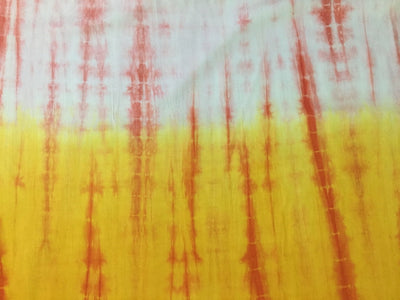 Tencel Dobby Tie Dye Red X Yellow [marble] color Print ~ 58&quot; wide