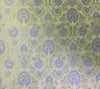 Silk Brocade king khab [kings dream] cream/lavender x metallic gold color 44" wide BRO782[4]