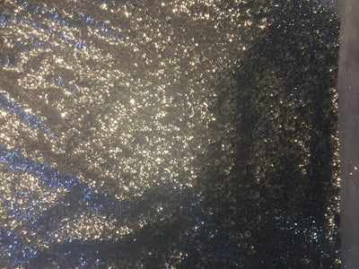 BEAUTIFUL SHEET SILVER SEQUINS 58&quot; BY THE YARD