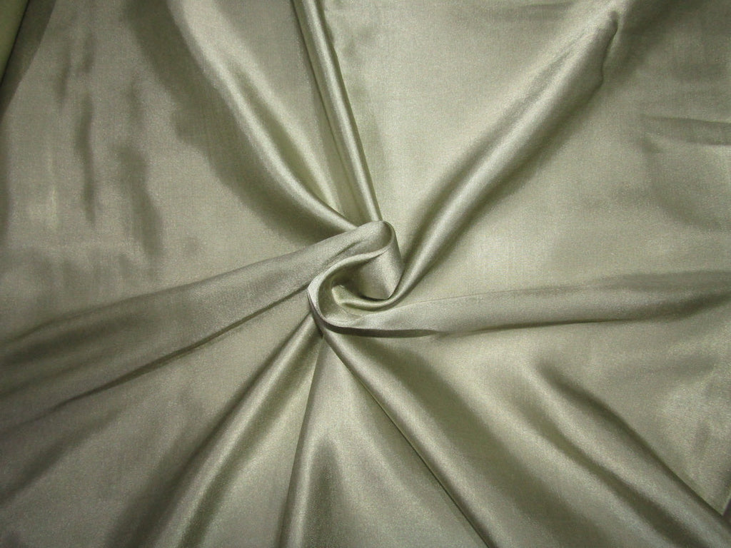 Light Olive Green viscose modal satin weave fabric ~ 44&quot; wide.(29)