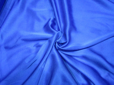 Royal Blue viscose modal satin weave fabric ~ 44&quot; wide.(51)