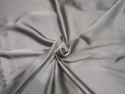 Grey viscose modal satin weave fabric ~ 44&quot; wide.(53)