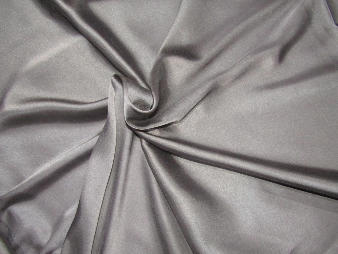Grey viscose modal satin weave fabric ~ 44&quot; wide.(53)