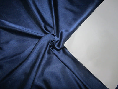 Navy Blue viscose modal satin weave fabric ~ 44&quot; wide.(10)