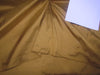 100% Pure silk dupion fabric dark mustard color 54" wide DUP343