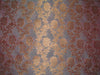 Silk Brocade fabric PINK X BLUE with metallic gold color 44" wide BRO718[1]