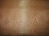 Silk Brocade fabric golden peach x metallic gold motifs color 44" wide BRO718[6]