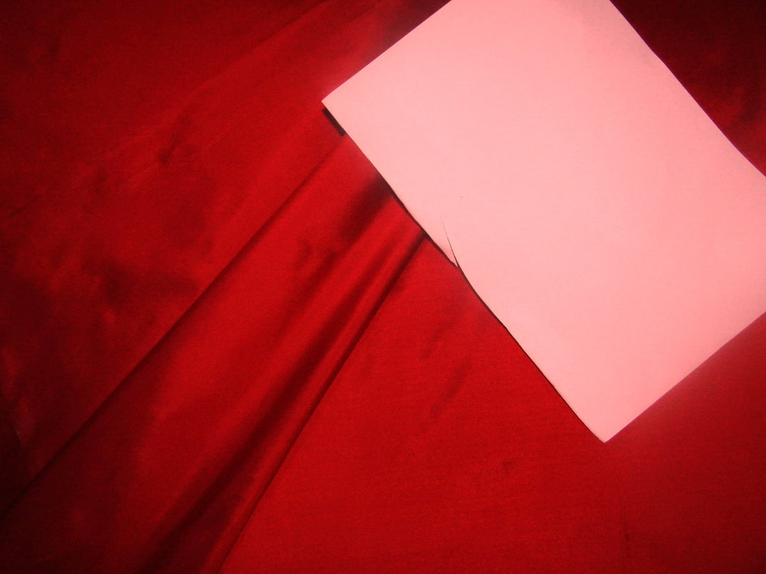 Pure Silk Taffeta fabric~ BRIGHT RED 32 MOMME  44&quot; wide ~TAF316