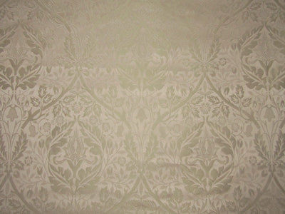 Silk taffeta jacquard fabric Dark Cream & Blush pink Damask fabric  54" wide TAFJ2[2]