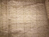 Chanderi tissue fabric Gold with metallic gold Checks 44&quot; wide sold by the yard [11100]]