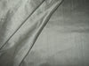 100% Pure Silk Dupion Fabric Dusty Grey 54&quot; WITH SLUBS