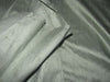 100% pure silk dupioni fabric greeny grey 54&quot; with slubs