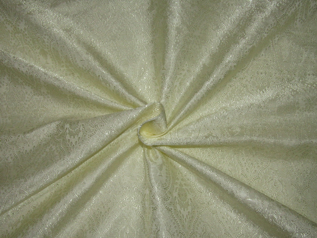 Silk Brocade fabric cream Victorian color 44" wide BRO721[1]
