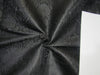 Silk Brocade fabric JET BLACK color 44" wide BRO721[3]