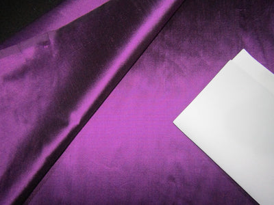 100% Pure Silk Dupion Fabric Purple x Black Color 54" wide DUP296[1]