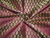 Silk Brocade fabric wine x metallic gold color 44" wide BRO727[2]