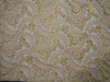 Silk DUPION Brocade fabric IVORY x metallic gold color 44" wide BRO728[3]