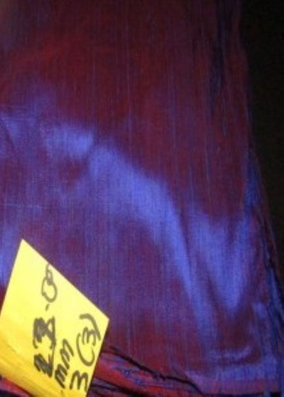SILK Dupioni Royal Blue x Red Shot = [ purple iridescent ] Fabric 54&quot; wide.