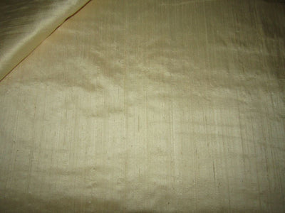 Silk Dupioni dark cream Fabric 54&quot; with slubs