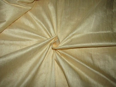 Silk Dupioni dark cream Fabric 54&quot; with slubs