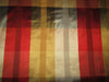 100% Pure Silk Dupioni multi color shades of reds, rusty reds, golds &more Fabric Plaids 54&quot; wide DUPC111[1]