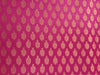 Silk Brocade fabric hot pink and metallic gold 44" wide BRO702[3]