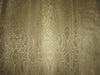 Silk Brocade fabric gold and metallic gold paisleys color 36" wide BRO729[4]