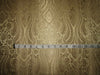 Silk Brocade fabric gold and metallic gold paisleys color 36" wide BRO729[4]
