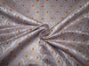 Silk Brocade fabric LIGHT PURPLE ,red and metallic gold color 44" wide BRO732[4]