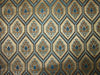 Silk Brocade fabric gold x metallic gold and blue color 44" wide BRO731[2]