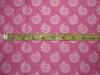 Cotton silk brocade pink and ivory color 44" wide BRO733[3]