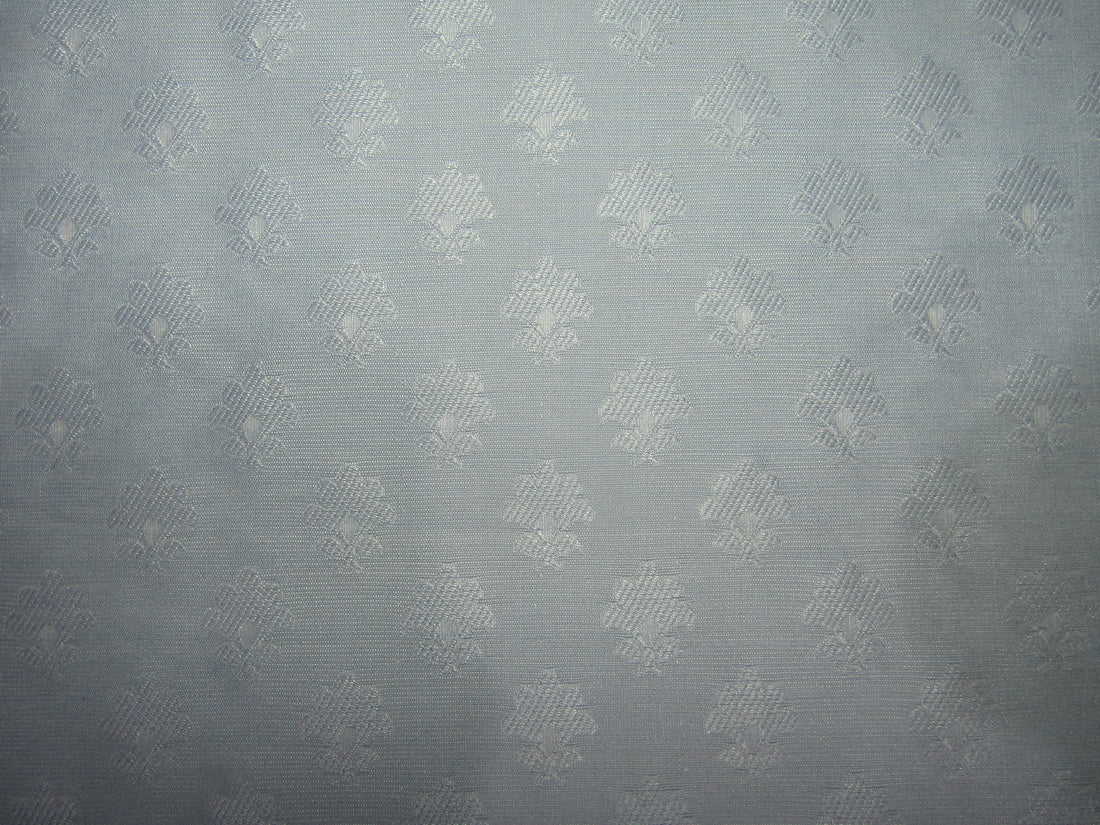 Silk Brocade fabric powder blue color 44" wide BRO739[4]