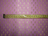 Silk Brocade fabric pinkish purple and metallic gold color 44" wide BRO739[5]