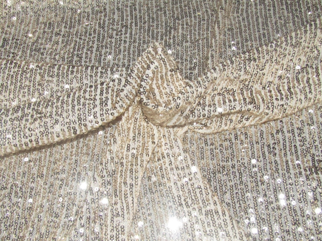Lycra Net Fabric with SEQUENCE work 58&quot; Wide